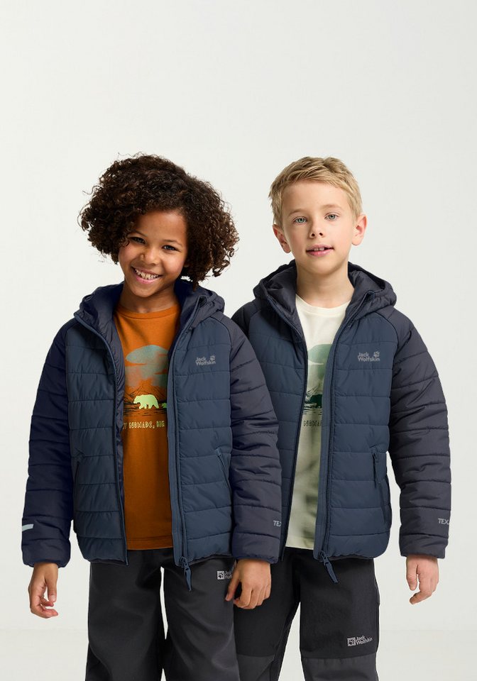 Jack Wolfskin Outdoorjacke ZENON JKT KIDS für Kinder, im Puffer-Design, wasserabweisend, winddicht, mit Kapuze Bild 5