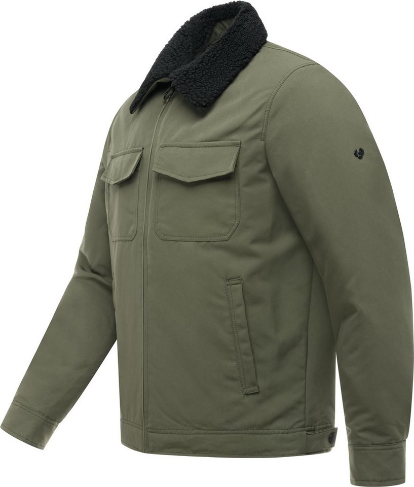 Ragwear Outdoorjacke Dyphner Warm Y Warme Herren Winterjacke mit Teddyfleece-Kragen Bild 4