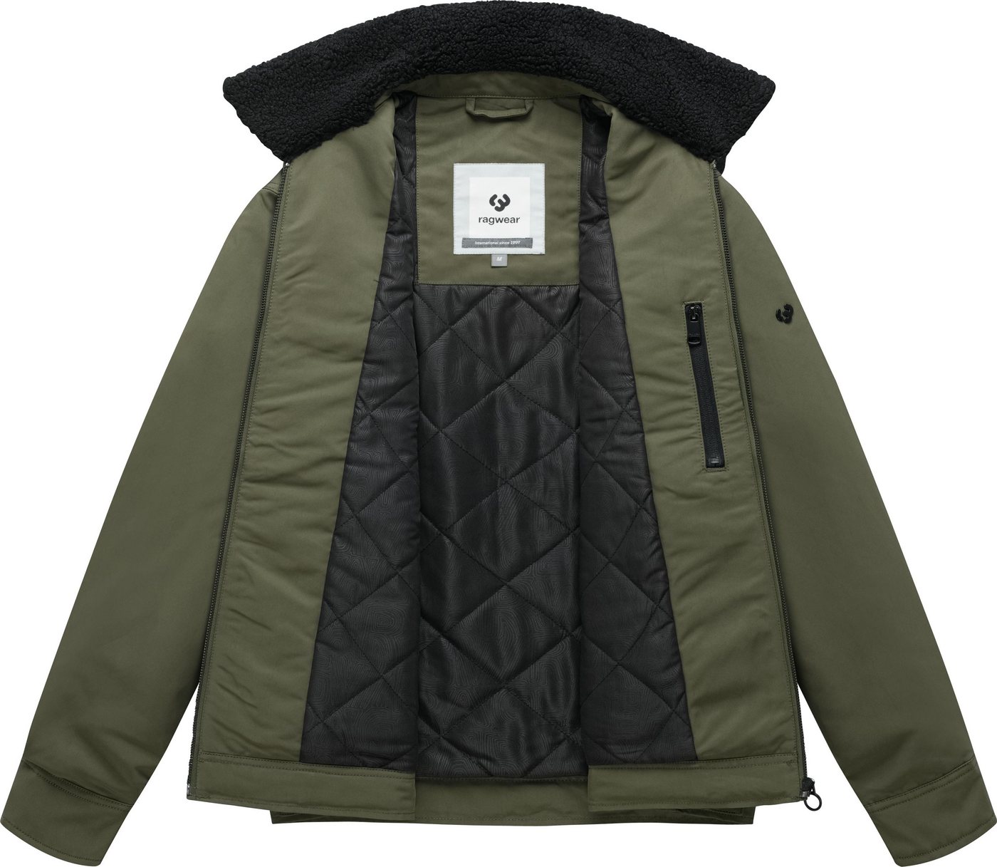 Ragwear Outdoorjacke Dyphner Warm Y Warme Herren Winterjacke mit Teddyfleece-Kragen Bild 5