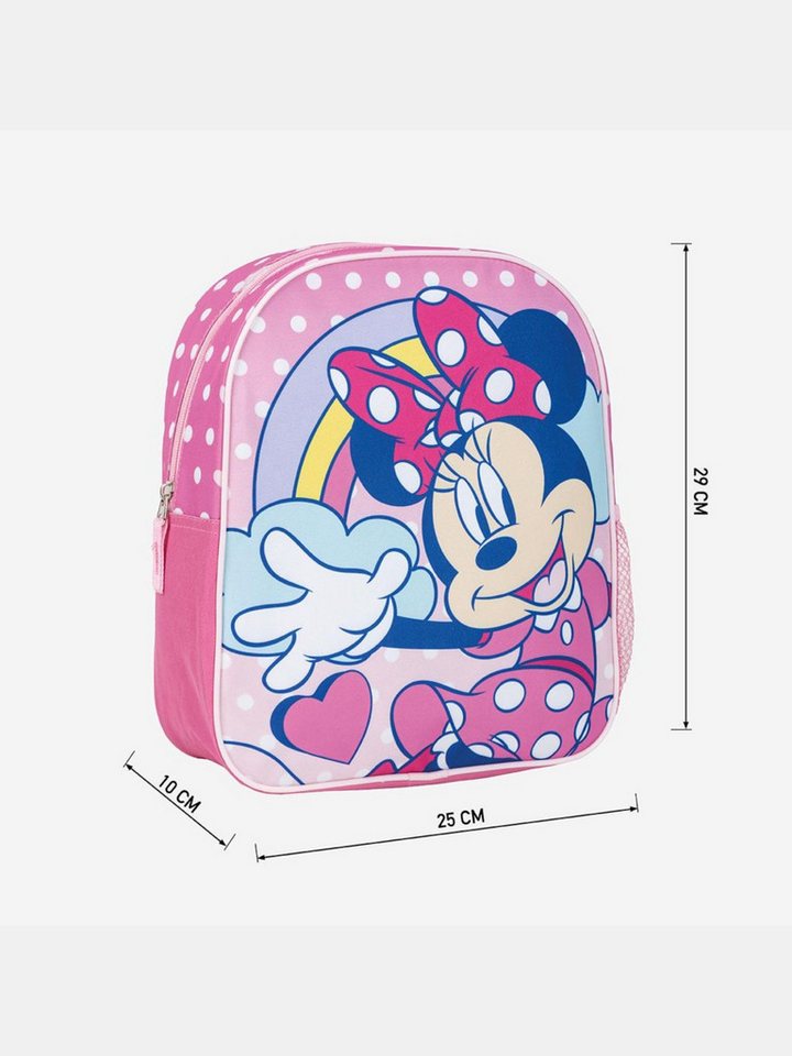 Cerdá Kindergartentasche Minnie Maus, Kinder-Rucksack 29x25x10 cm