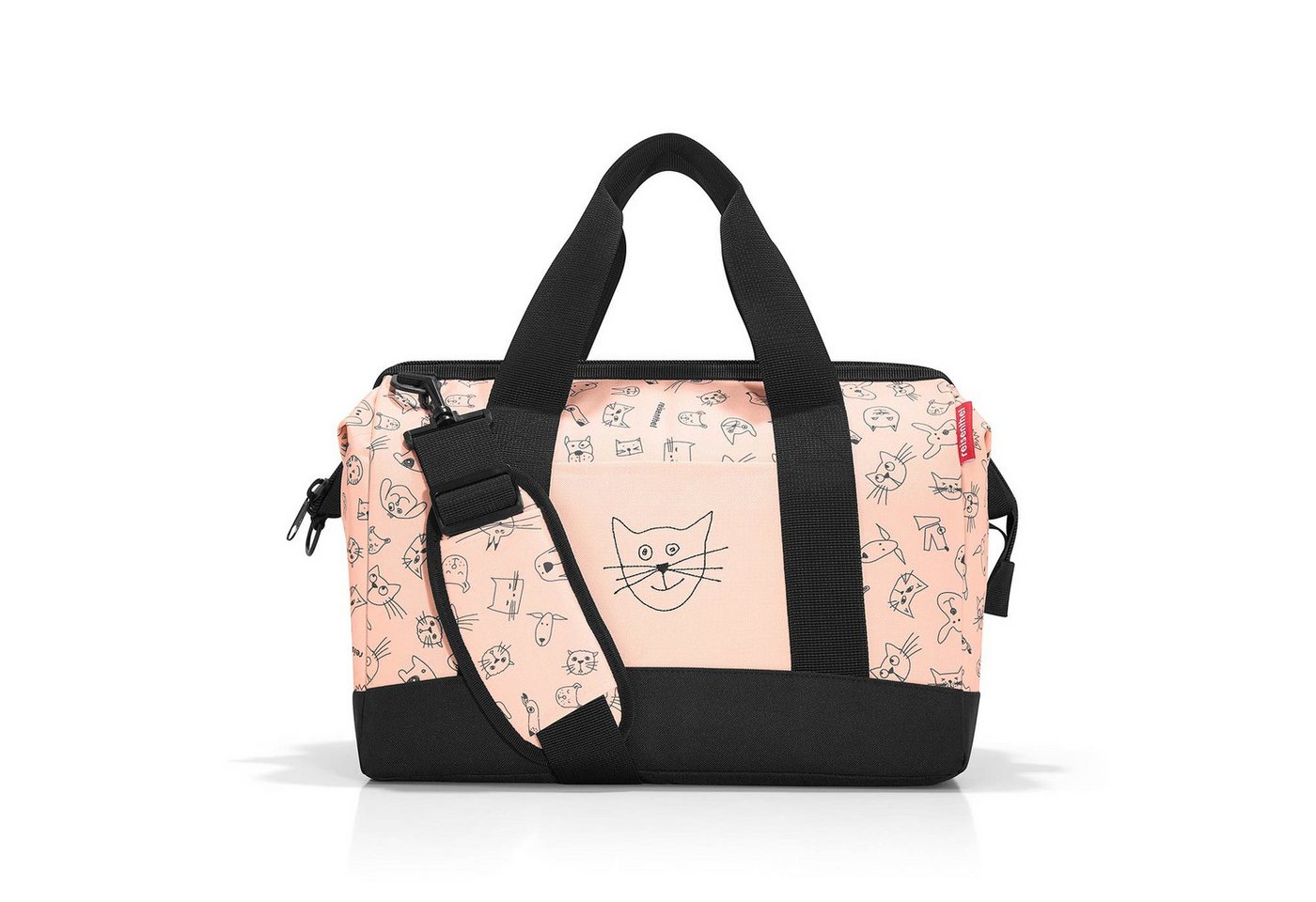 REISENTHEL® Kinderkoffer Reiseset Kinder: Allrounder M & Thermocase, Reiseset allrounder M + thermocase cats and dogs rose