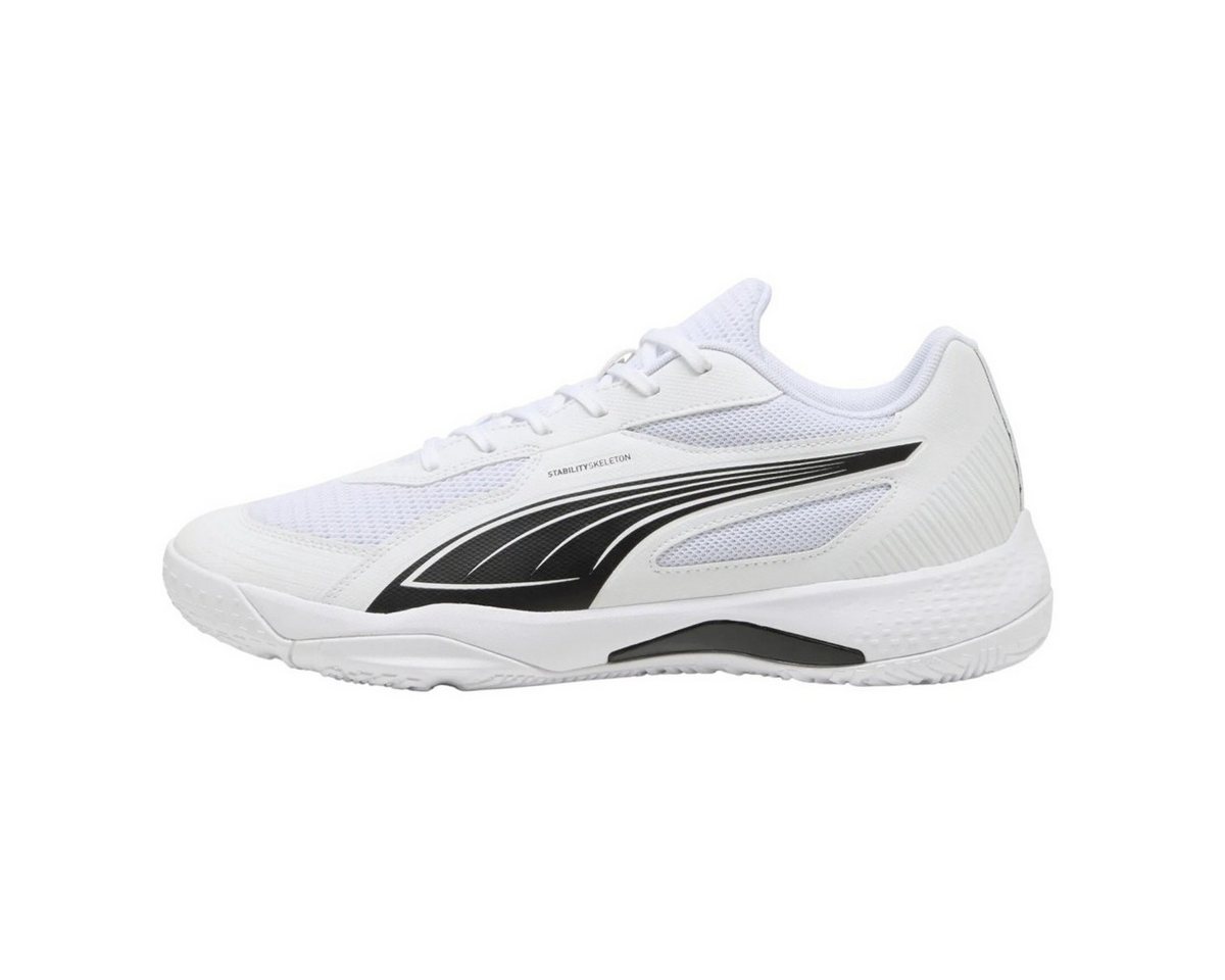 PUMA Hallen-Indoorschuhe Solarflash III weiss/schwarz Herren Badmintonschuh Bild 2