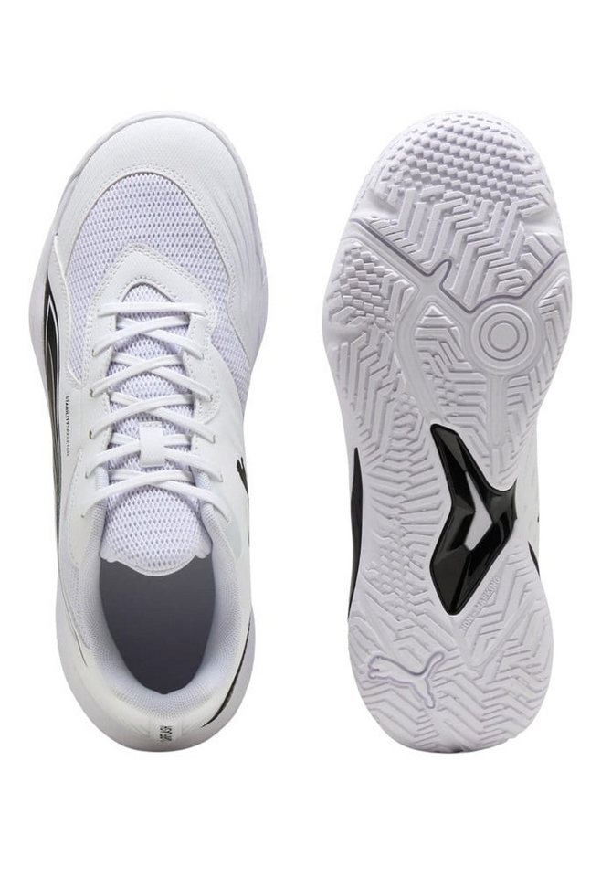 PUMA Hallen-Indoorschuhe Solarflash III weiss/schwarz Herren Badmintonschuh Bild 4