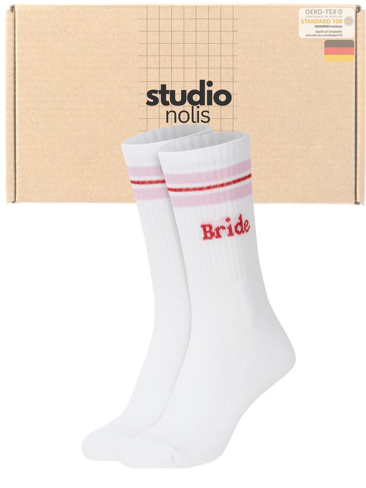 Studio Nolis Tennissocken Bride - JGA - Crew Socks Braut (1-Paar) Bild 5