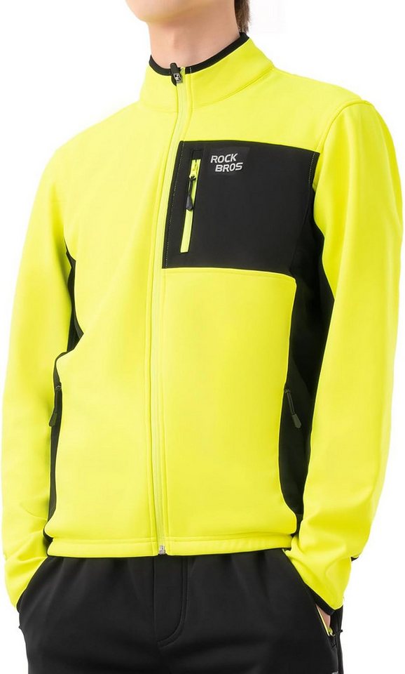 ROCKBROS Fahrradjacke Winter Fahrradjacke Herren Winddicht Warm Atmungsaktiv Bild 2