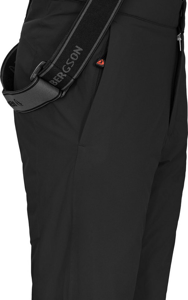 Bergson Skihose PELLY Kinder Skihose, wattiert, 20000 mm Wassersäule, Normalgrößen, schwarz Bild 4