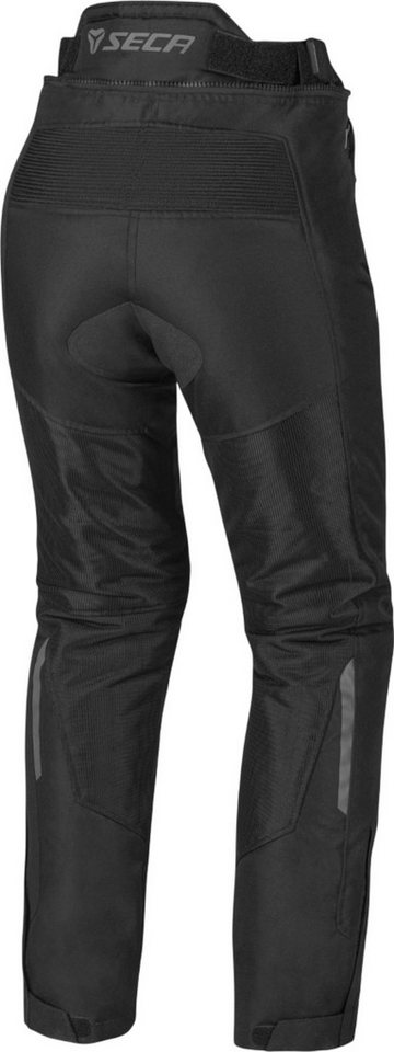 SECA Motorradhose Seca Hybrid III Mesh Damen Motorrad Textilhose Verbindungsreißverschluss,Hüftprotektoren enthalten,Knieprotektor