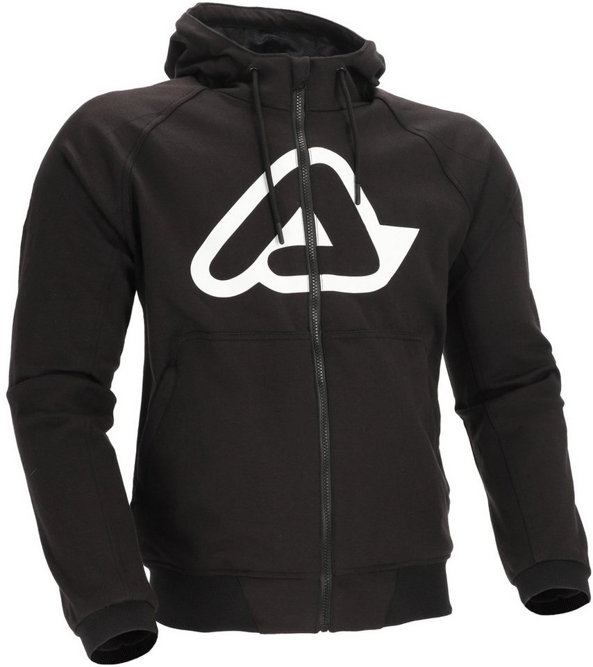 Acerbis Motorradjacke Fly Motorrad Zip Hoodie Rückenprotektor vorbereitet,Ellenbogenprotektoren enthalten,Schul Bild 2