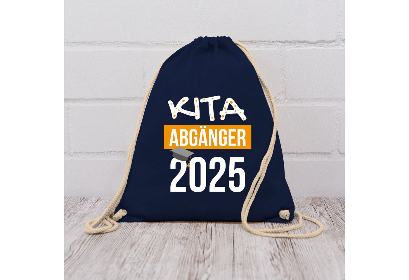 Shirtracer Turnbeutel Kita Abgänger 2025, Schulanfang & Einschulung Geschenk Turnbeutel Bild 3