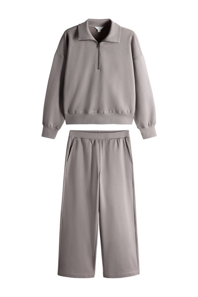 The Set Sweatanzug The Set Sweatshirt & Jogginghose mit geradem Bein (2-tlg) Bild 4