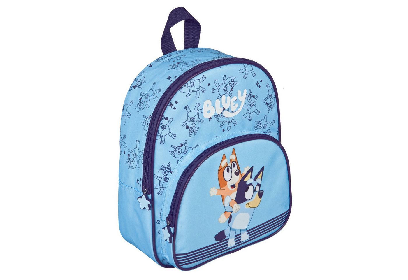 Bluey Kinderrucksack Freizeitrucksack für Kindergarten Schule und Reise