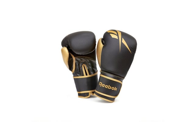 Reebok Retail 12 oz Boxing Gloves - Gold / Black