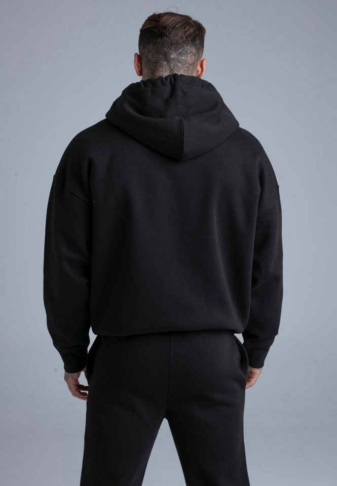 Siksilk Sweatanzug SikSilk Herren Schwarz Hoodie and Joggers Set