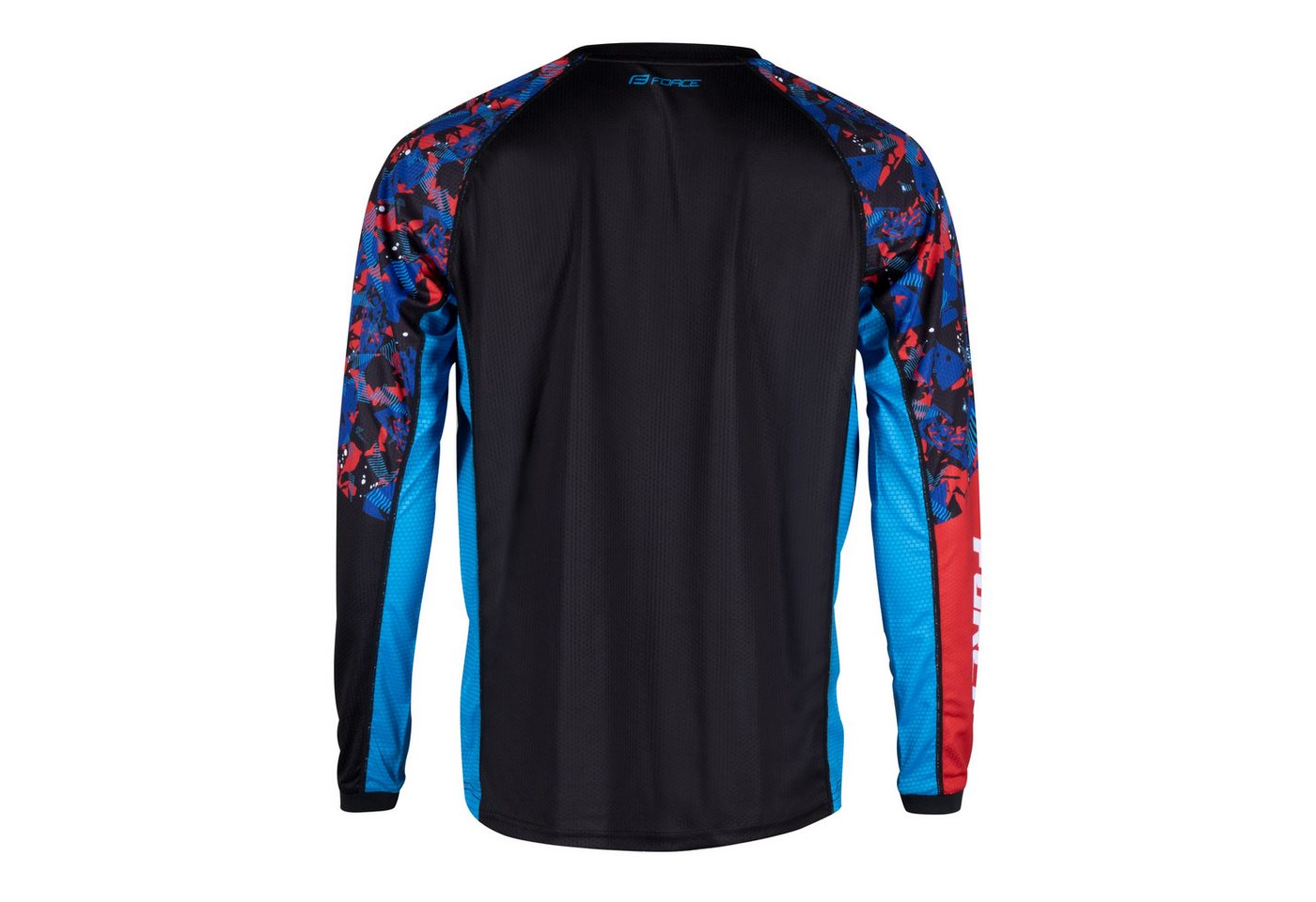 FORCE Radtrikot Force MTB Jersey Downhill Trikot Reckless Rot Bild 5