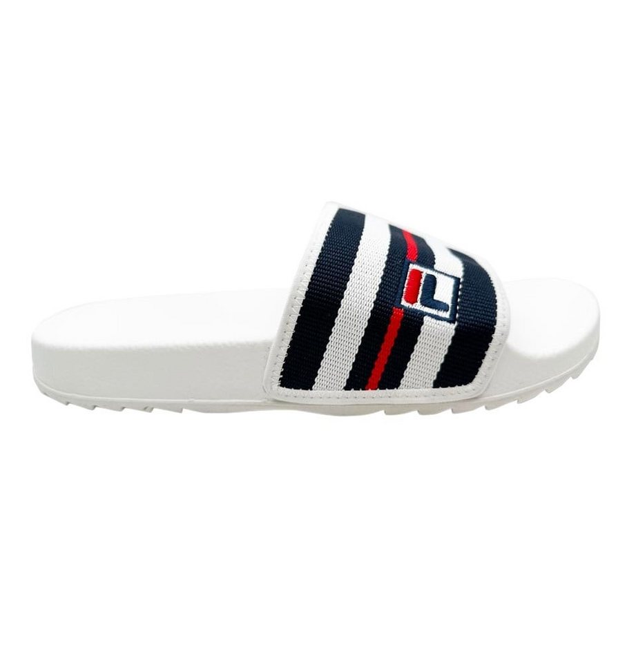 Fila Heritage Slides weiss/navyblau Badeschuh Bild 2