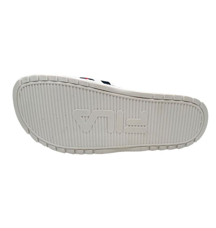 Fila Heritage Slides weiss/navyblau Badeschuh Bild 3