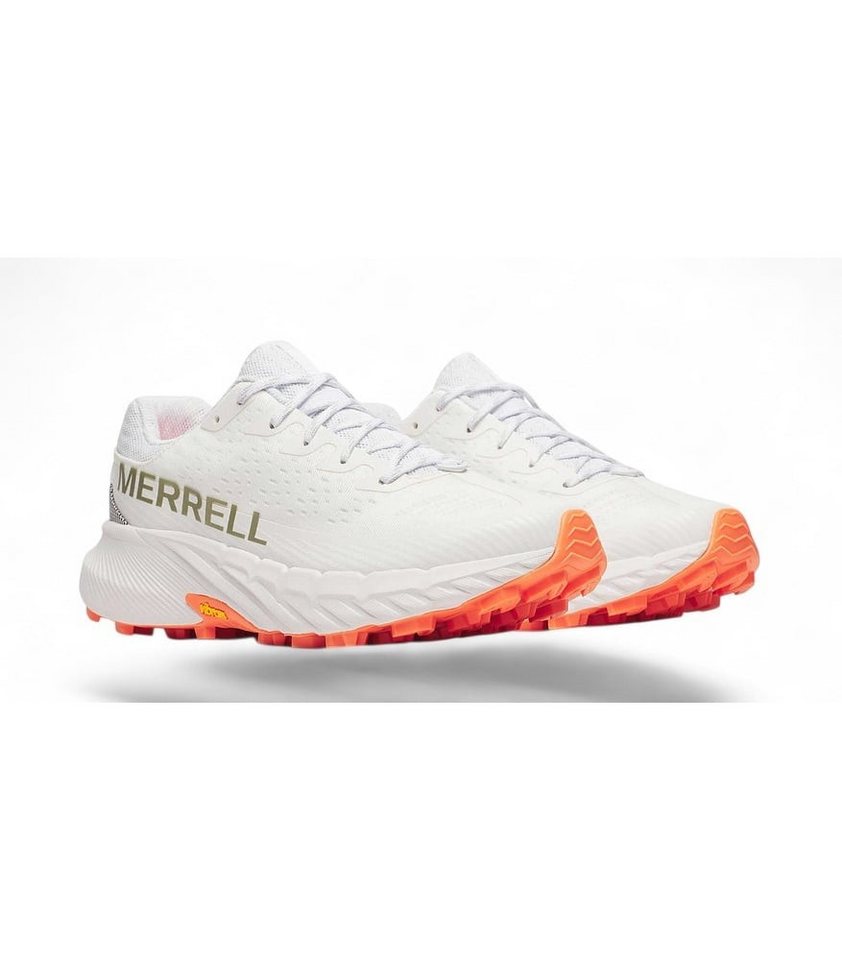 Merrell Agility Peak 5 (angenehmer Tragekomfort, Rock Plate) weiss/flame Laufschuh