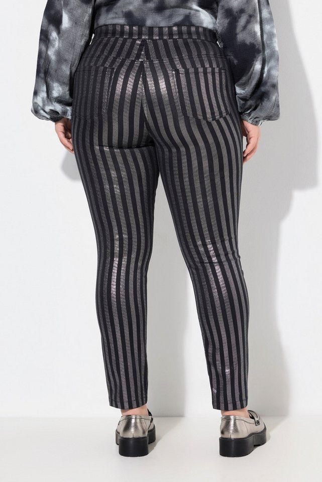 Angel of Style Funktionshose Jeggings Slim Fit Glitzer-Streifen Bild 2