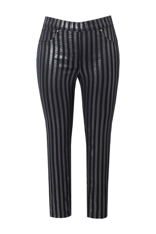 Angel of Style Funktionshose Jeggings Slim Fit Glitzer-Streifen Bild 3