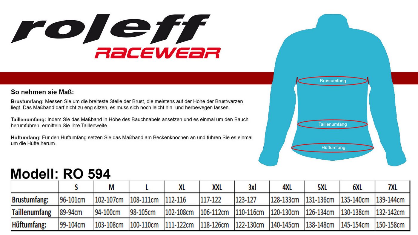 roleff Motorradjacke RO594 - Robuste 3-in-1 Jacke mit Nubukleder & Protektoren auch in großen Größen Bild 2
