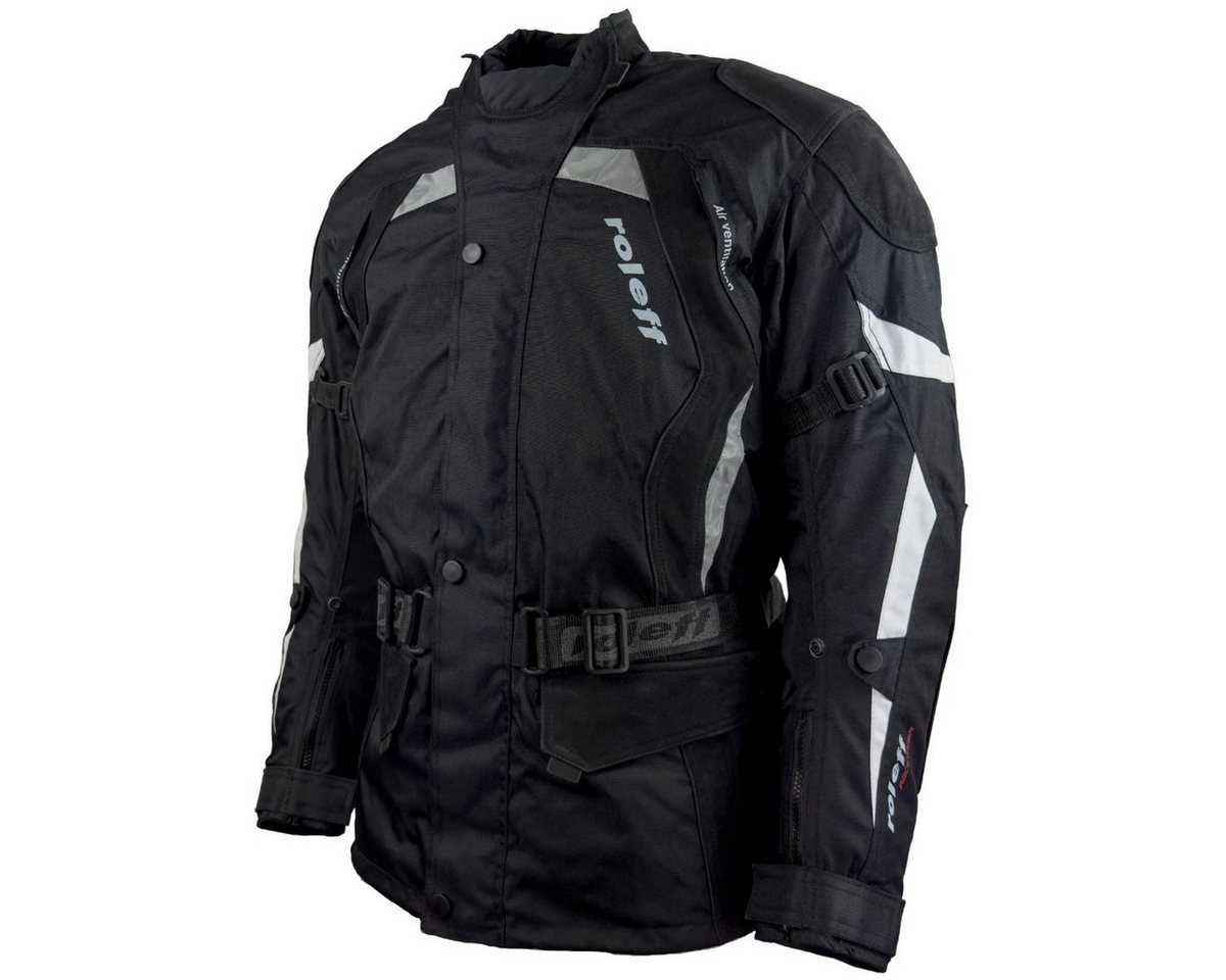 roleff Motorradjacke RO594 - Robuste 3-in-1 Jacke mit Nubukleder & Protektoren auch in großen Größen Bild 4