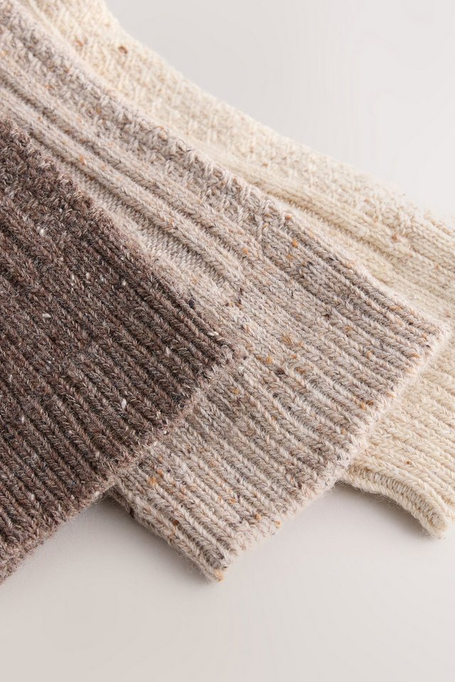 Next Thermosocken 3er-Pack Thermo-Söckchen mit Zopfmuster (3-Paar) Bild 2