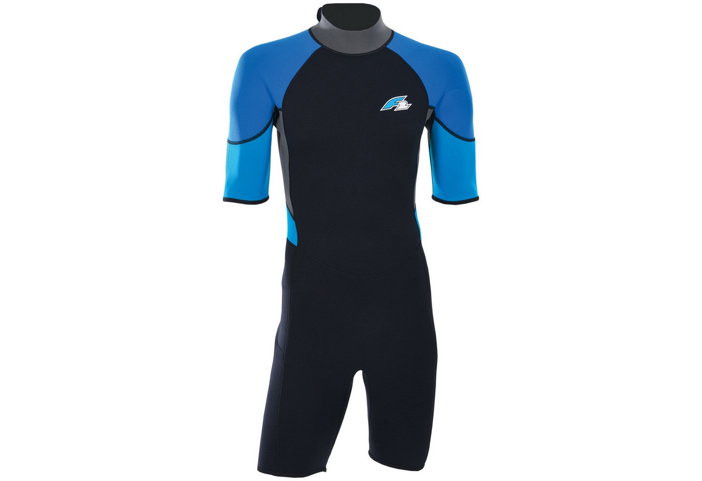 F2 Neoprenanzug F2 Herren Neopren Anzug Rebel - Shorty 3/2 mm XS Blau Bild 5