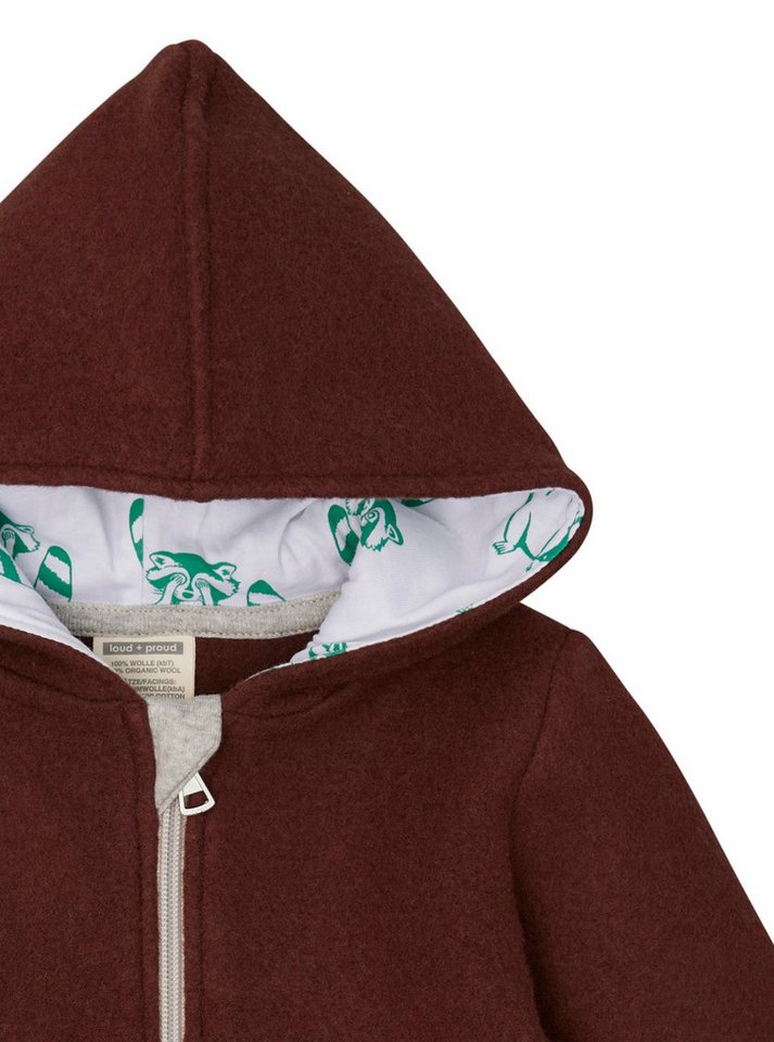 loud + proud Outdoorjacke aus Wollfleece Biowolle, GOTS Bild 2