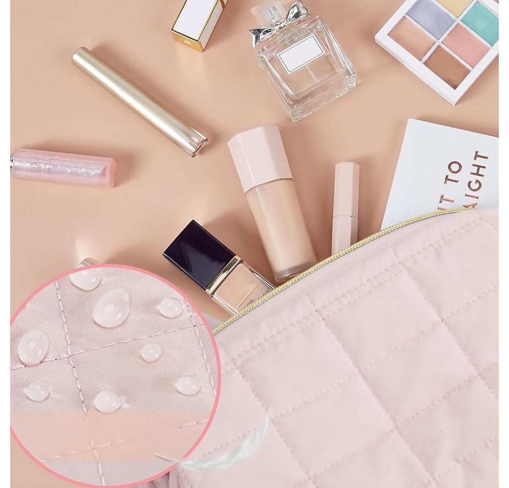 nsihing Kosmetiktasche Tragbare Schminktasche,Weit Öffnende Organizer Make-up-Tasche Bild 3