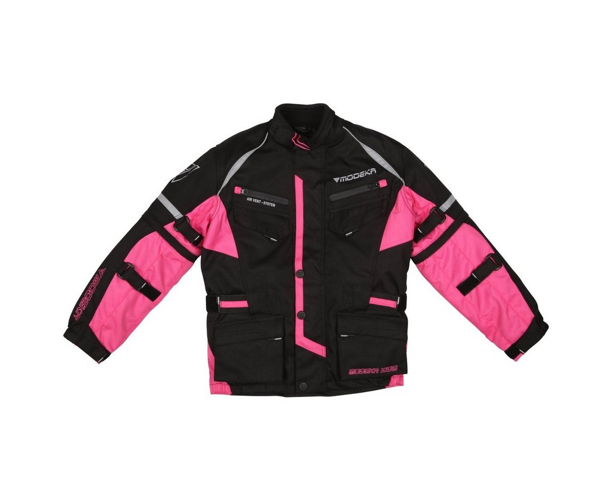 Modeka Motorradjacke Modeka Tourex II Textiljacke schwarz / pink Kids motorradjacke kinder Bild 2