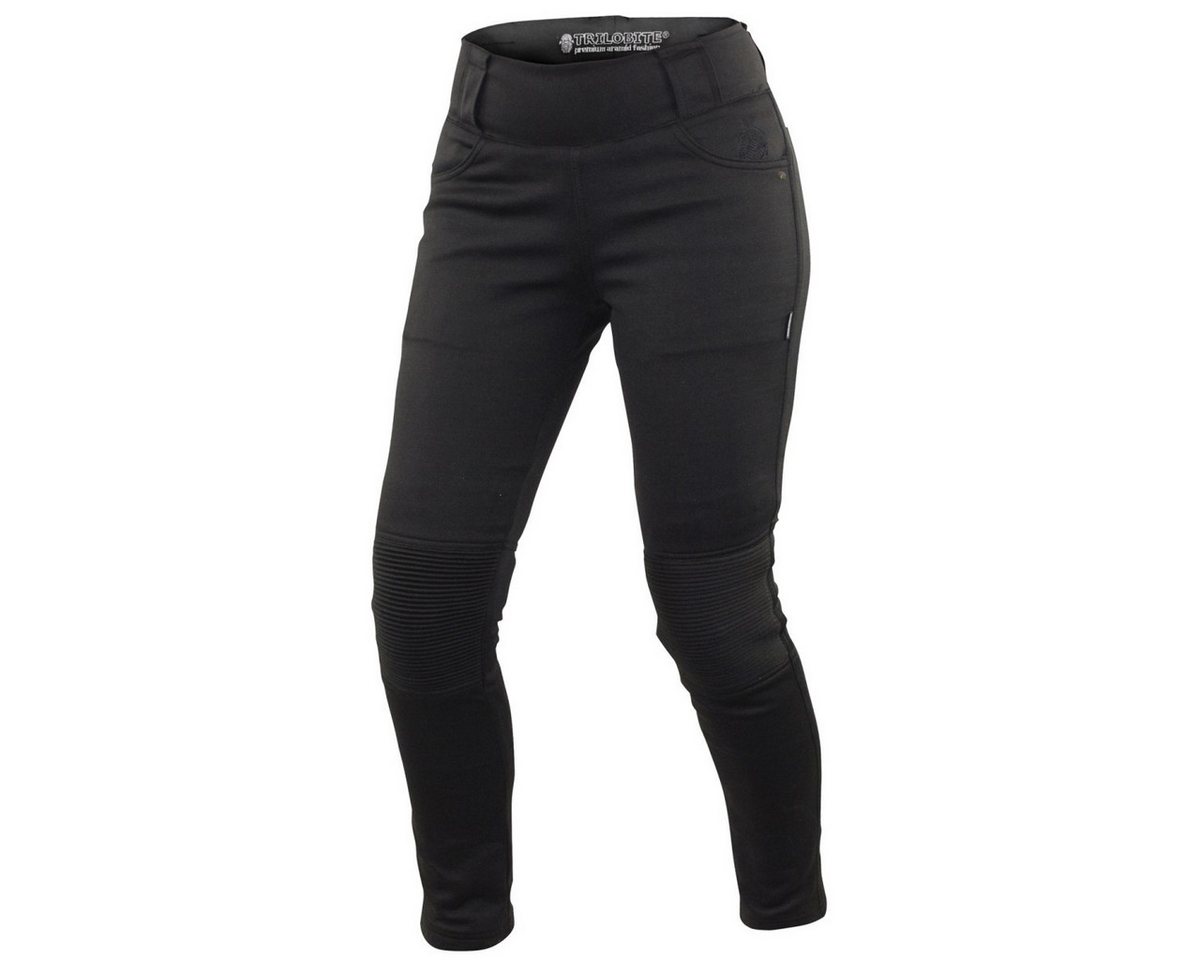 Trilobite Motorradhose Trilobite Leggings Motorradhose Damen Schwarz Regular motorradhose für damen Bild 2