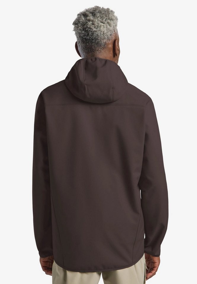 Jack Wolfskin Outdoorjacke JACK WOLFSKIN Bornberg Hoody M Softshelljacke Herren Peat Braun Bild 2