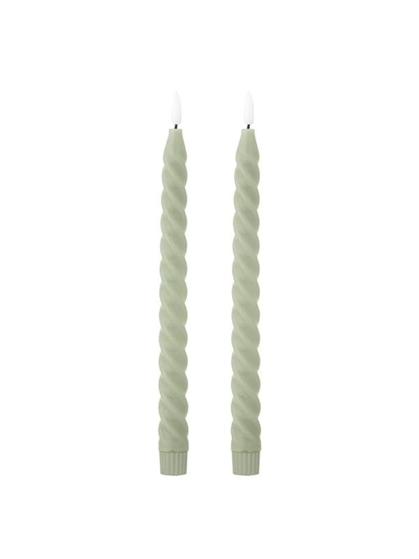 Bloomingville - Ponza LED Candles - Green