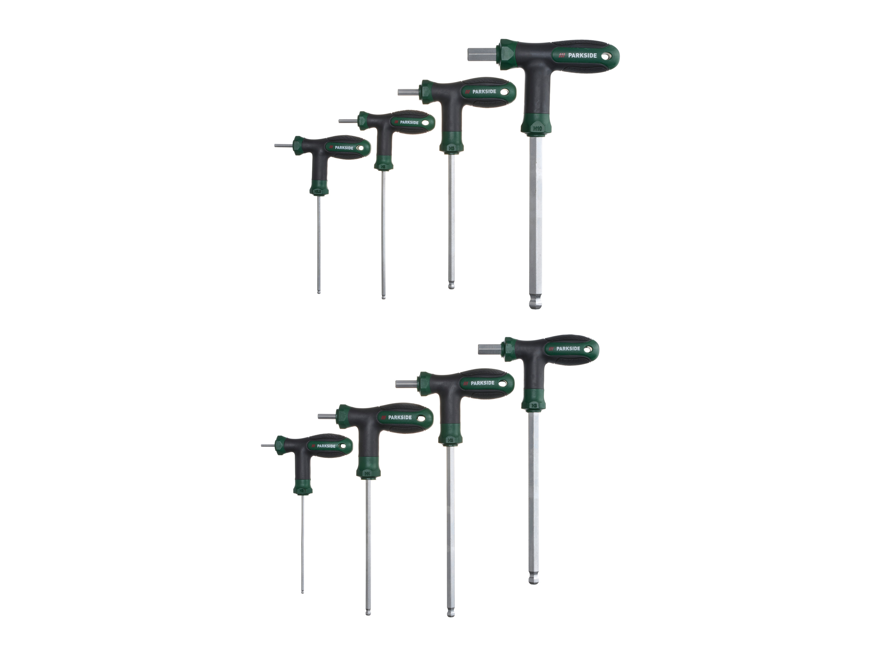 PARKSIDE® T-Griff Innensechskant und TX Stiftschlüsselsatz 8tlg. PSSS 8 B1 (Innensechskant Stiftschlüssel)