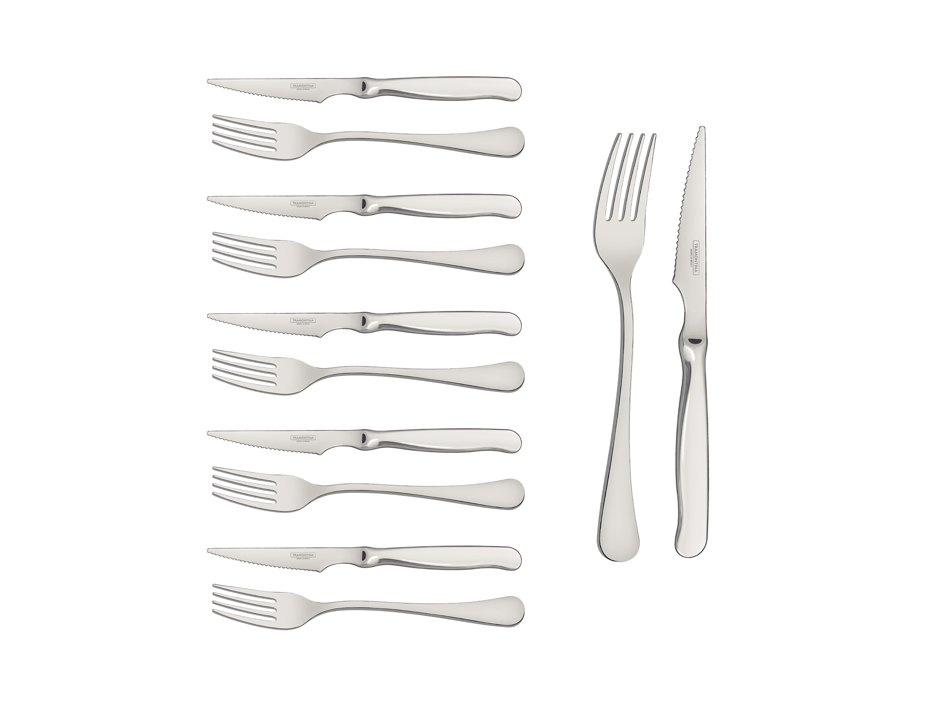 TRAMONTINA ZURIQUE Steakbesteck-Set Spanish, 12-tlg