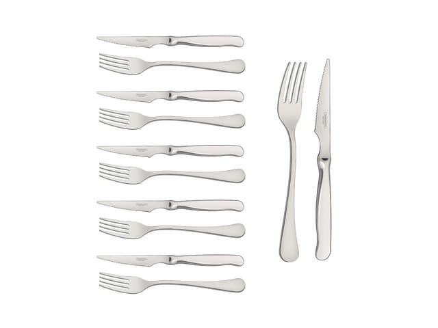TRAMONTINA ZURIQUE Steakbesteck-Set Spanish, 12-tlg