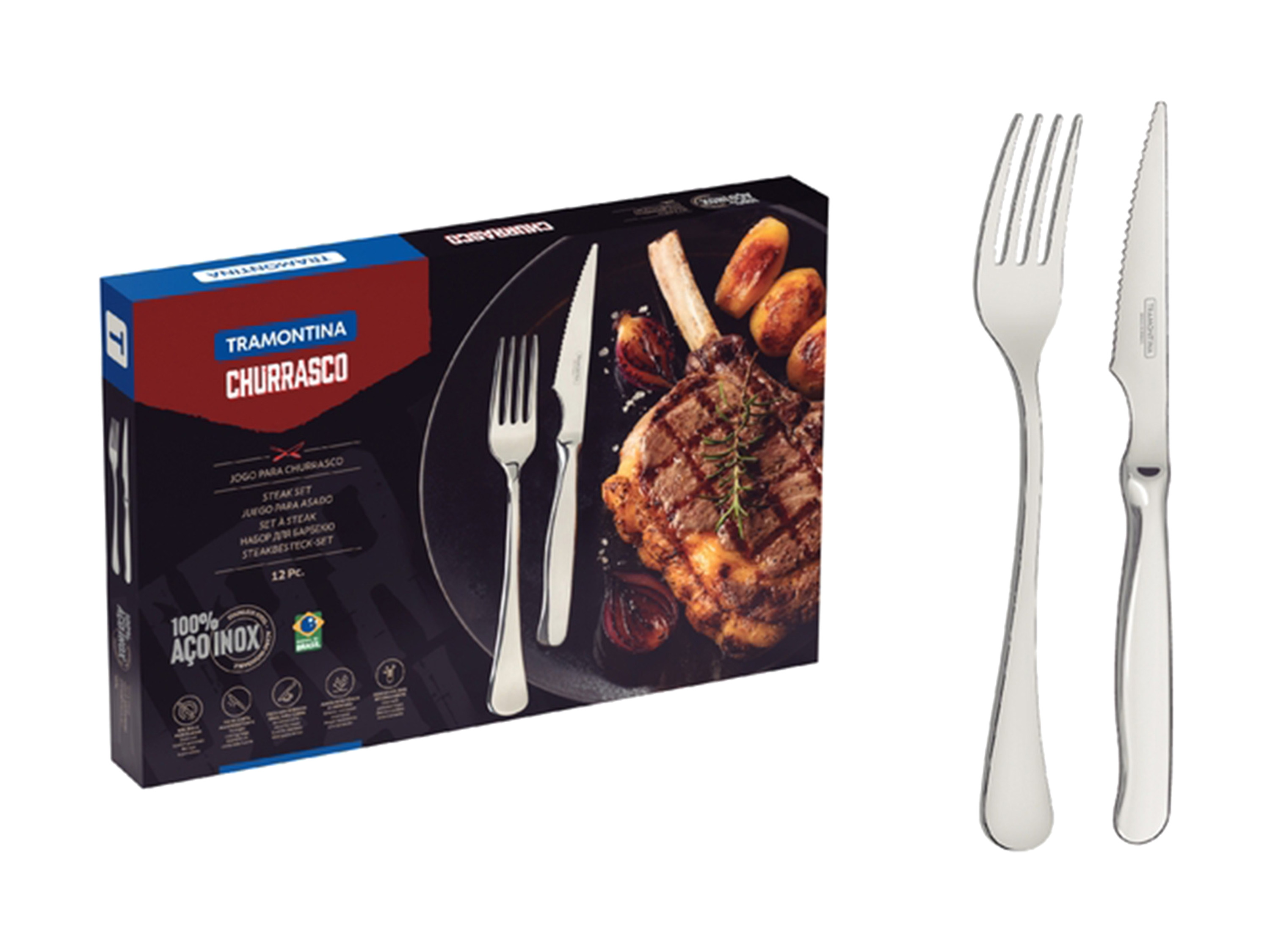 TRAMONTINA ZURIQUE Steakbesteck-Set Spanish, 12-tlg Bild 2