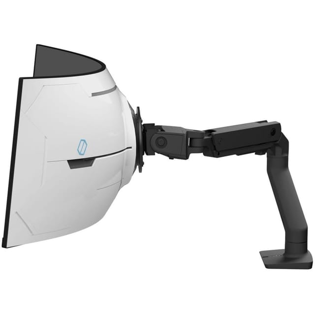 Ergotron HX mounting kit - Patented Constant Force Technology - for curved LCD display - for extreme-depth curved screens - matte black - Max 17 kg - recommended for 57