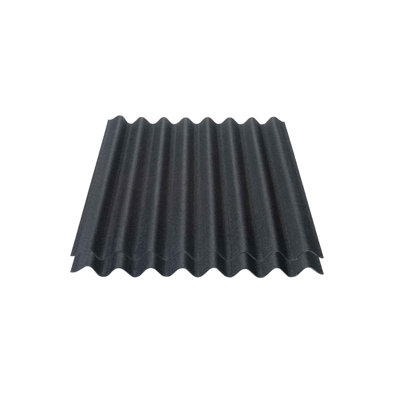 2er Pack Onduline® Easyline® Platte intensiv schwarz 1000 x 760 x 2,6 mm Profil 95/38