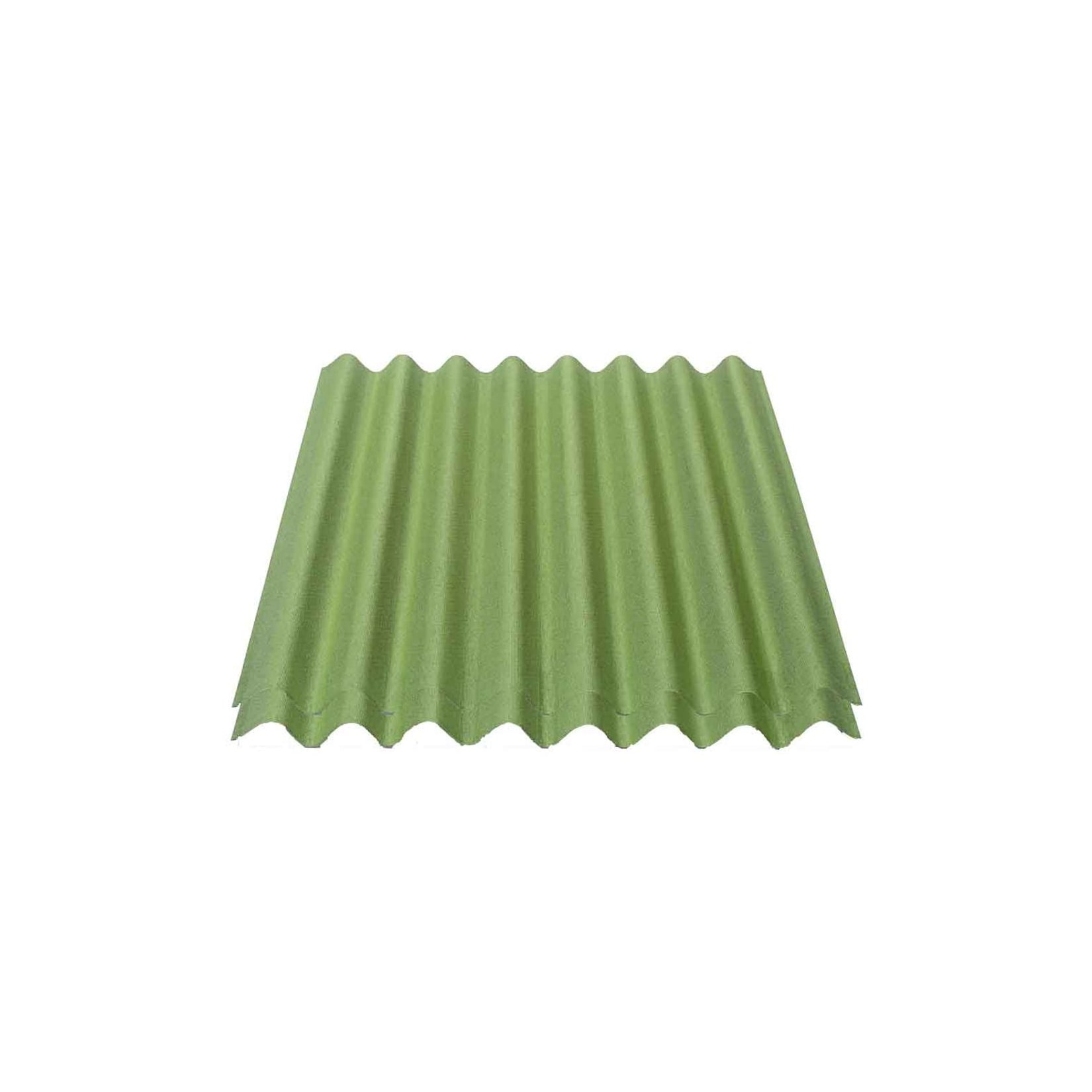 2er Pack Onduline® Easyline® Platte intensiv grün 1000 x 760 x 2,6 mm Profil 95/38