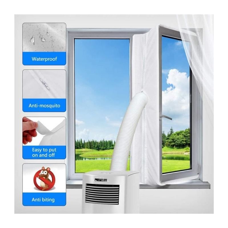 Vorhänge, Fensterdichtung Für Tragbare Klimaanlagen - Mobile Klimaanlage, 300 Cm 400 Cm 500 Cm - 300 Cm [e4310]