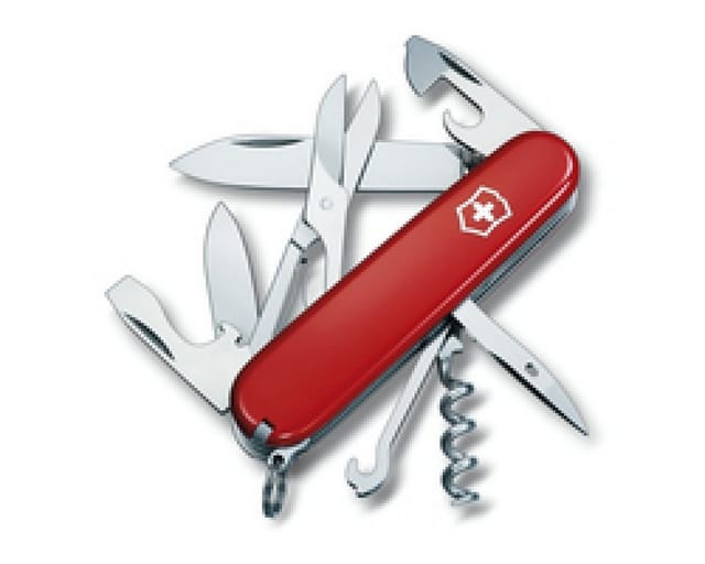 Victorinox Medium Pocket Knife Climber Red
