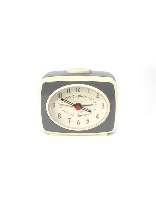 Kikkerland Small Classic Alarm Clock Grey (AC14-GR-EU)