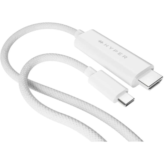 Hyper 4K USB-C to HDMI Cable 2.5m - White