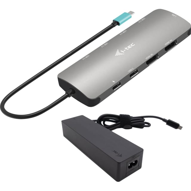 I-Tec Nano Dock - USB-C/USB4/TB3/TB4 - 2x HDMI - 100W PD