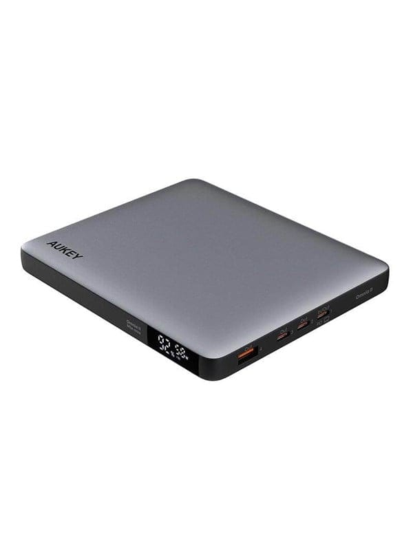 Aukey Powerbank 100W 20000mAh 3xUSB-C PD 3.0 Powerbank (Akku) - Grau - 20000 mAh