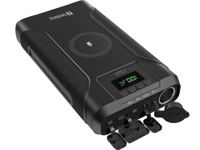 Sandberg Survivor Powerbank 7in1 76800 Powerbank (Akku) - schwarz - 76800 mAh