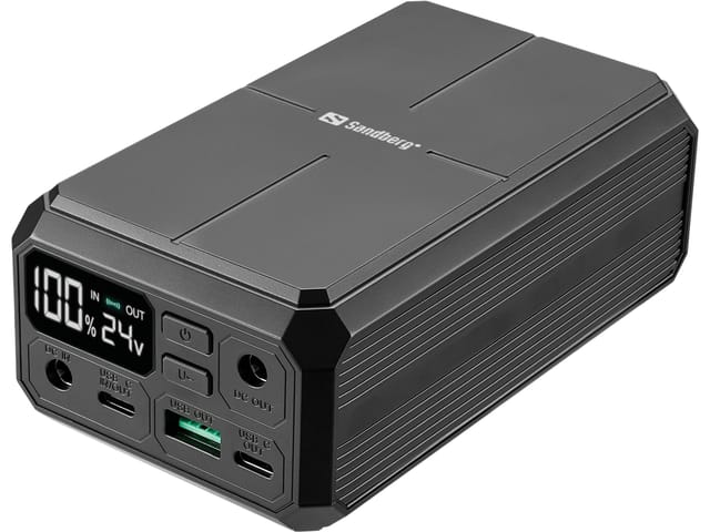 Sandberg Laptop Powerbank 27000 PD100W Powerbank (Akku) - schwarz - 27000 mAh