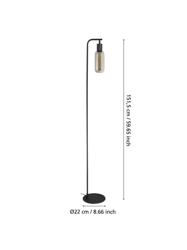 EGLO MAIONE floor lamp Black