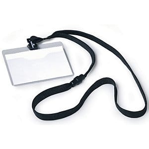 DURABLE Extra starkes Jojo mit Metall-Clip für schwere Kartenhalter oder Schlüssel mit einem Gewicht bis 300 g.